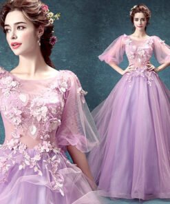 quinceanera dress purple-154-05