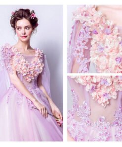 quinceanera dress purple-274-05