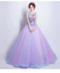 quinceanera dress purple-319-03