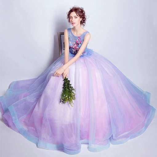 quinceanera dress purple-319-04