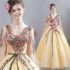 quinceanera dress yellow-312-07