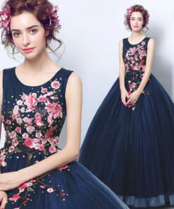 quinceanera dresses blue-249-04