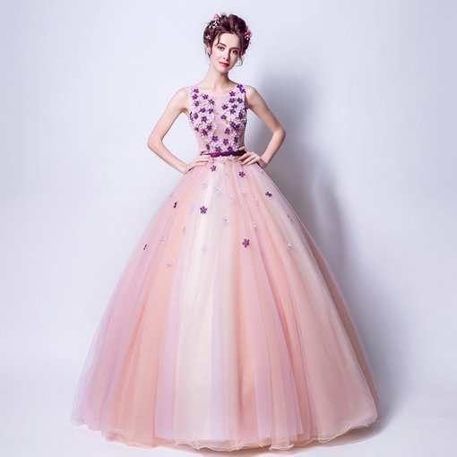 quinceanera dresses pink-308-03