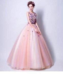 quinceanera dresses pink-308-06