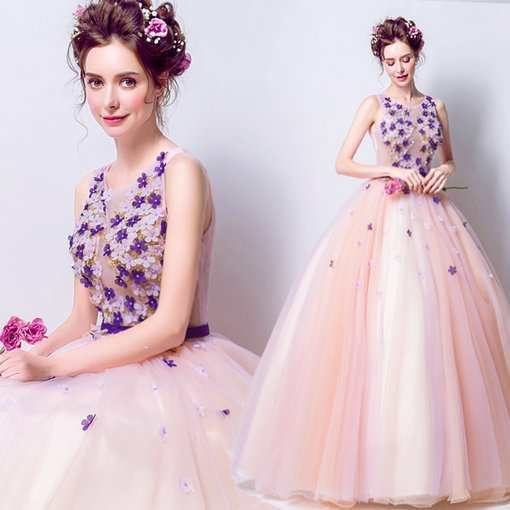 quinceanera dresses pink-308-07