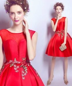 red cocktail dress-314-07