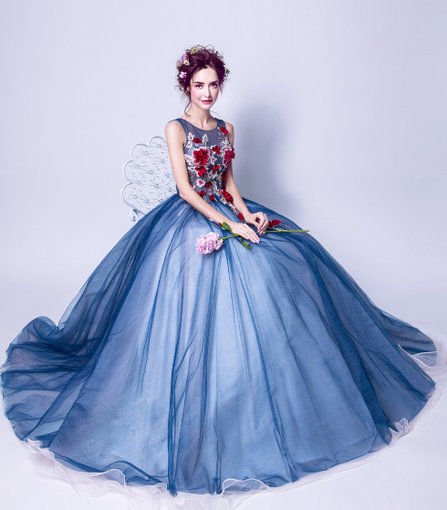 Royal Blue Quinceanera Dress Sweet 15 Dresses - Cheap Prom Dress ...