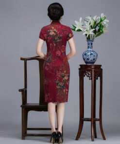 silk chinese dress-055-03