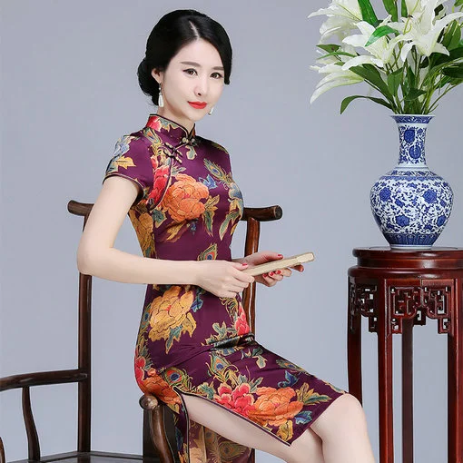 silk modern cheongsam-060-04