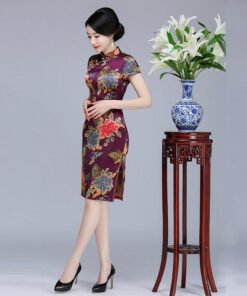 silk modern cheongsam-060-07