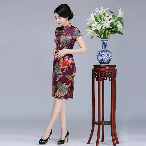 silk modern cheongsam-060-07