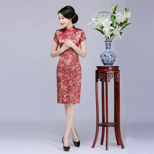 silk qipao dress-057-02