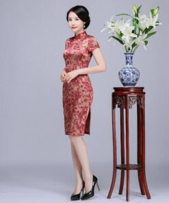silk qipao dress-057-03