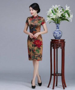 silk sexy cheongsam-061-05