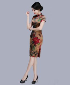 silk sexy cheongsam-061-06