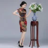 silk sexy cheongsam-061-07