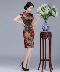 silk sexy cheongsam-061-07