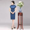 silk simple cheongsam-062-07