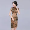 silk vintage qipao-058-03