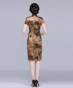 silk vintage qipao-058-05