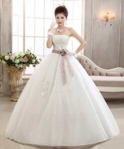strapless wedding dress-341-02