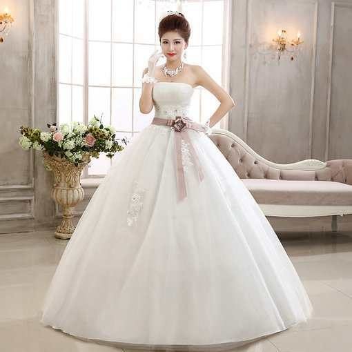 strapless wedding dress-341-02