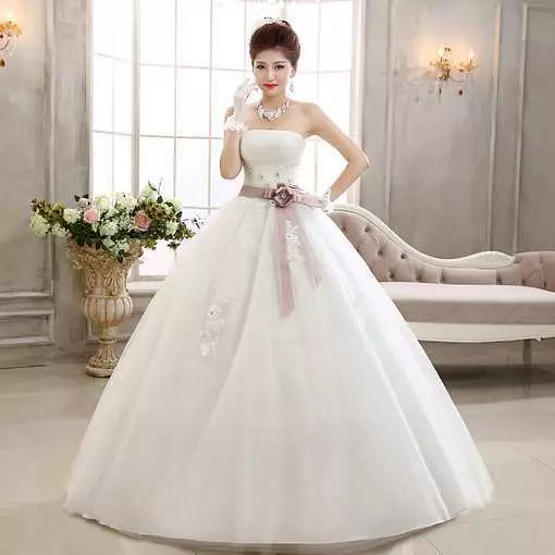 strapless wedding dress-341-02