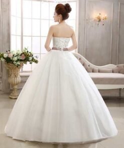 strapless wedding dress-341-03