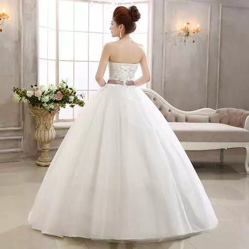 strapless wedding dress-341-03