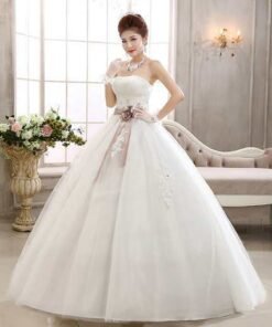strapless wedding dress-341-04