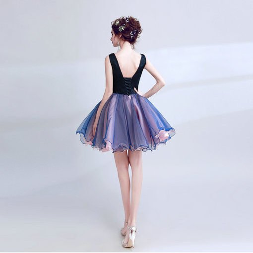v neck cocktail dress-171-07