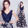 v neck evening dress-280-05