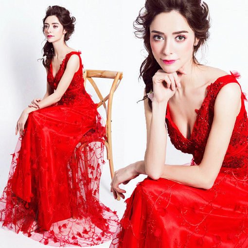 v neck prom dresses-164-05