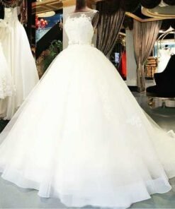 wedding dress long train-348-07