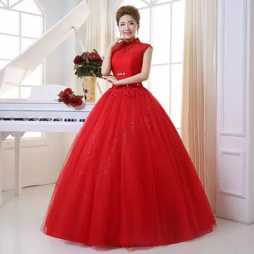 Wedding Gown Online High neck Ball Gown Wedding Dress Cheap Prom Dress Evening Dress Wedding Dress online Isueer