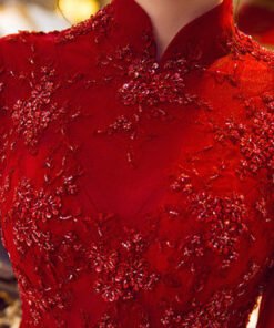 evening gowns with sleeve-372-002