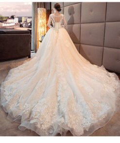 lace wedding dress-378-004