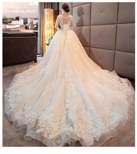 lace wedding dress-378-004