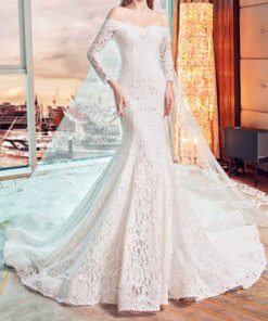 mermaid wedding dress-376-001