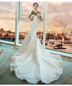 mermaid wedding dress-376-002