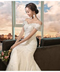 mermaid wedding dress-376-003