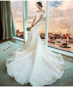 mermaid wedding dress-376-006