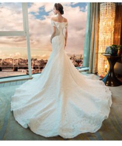 mermaid wedding dress-376-007