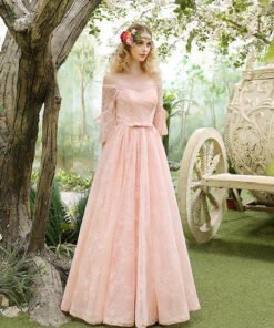 Pink prom dress-0415-01