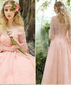 Pink prom dress-0415-02