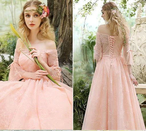 Pink prom dress-0415-02