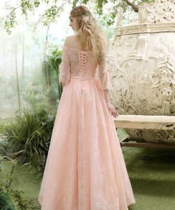 Pink prom dress-0415-03