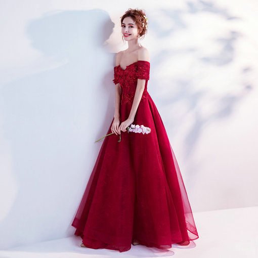 a line evening gown 0504-04