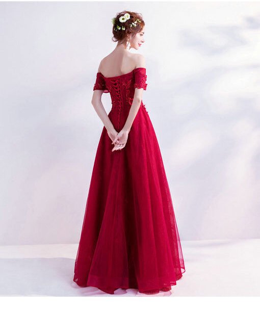 a line evening gown 0504-06