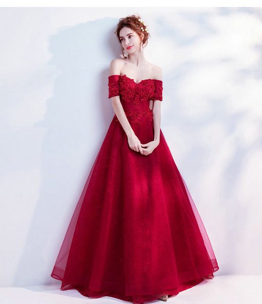 a line evening gown 0504-07